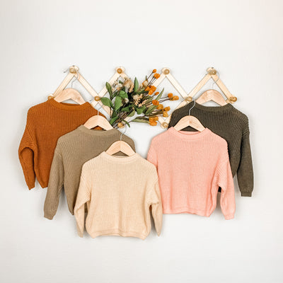 Oversized Knit Sweater - Boobird